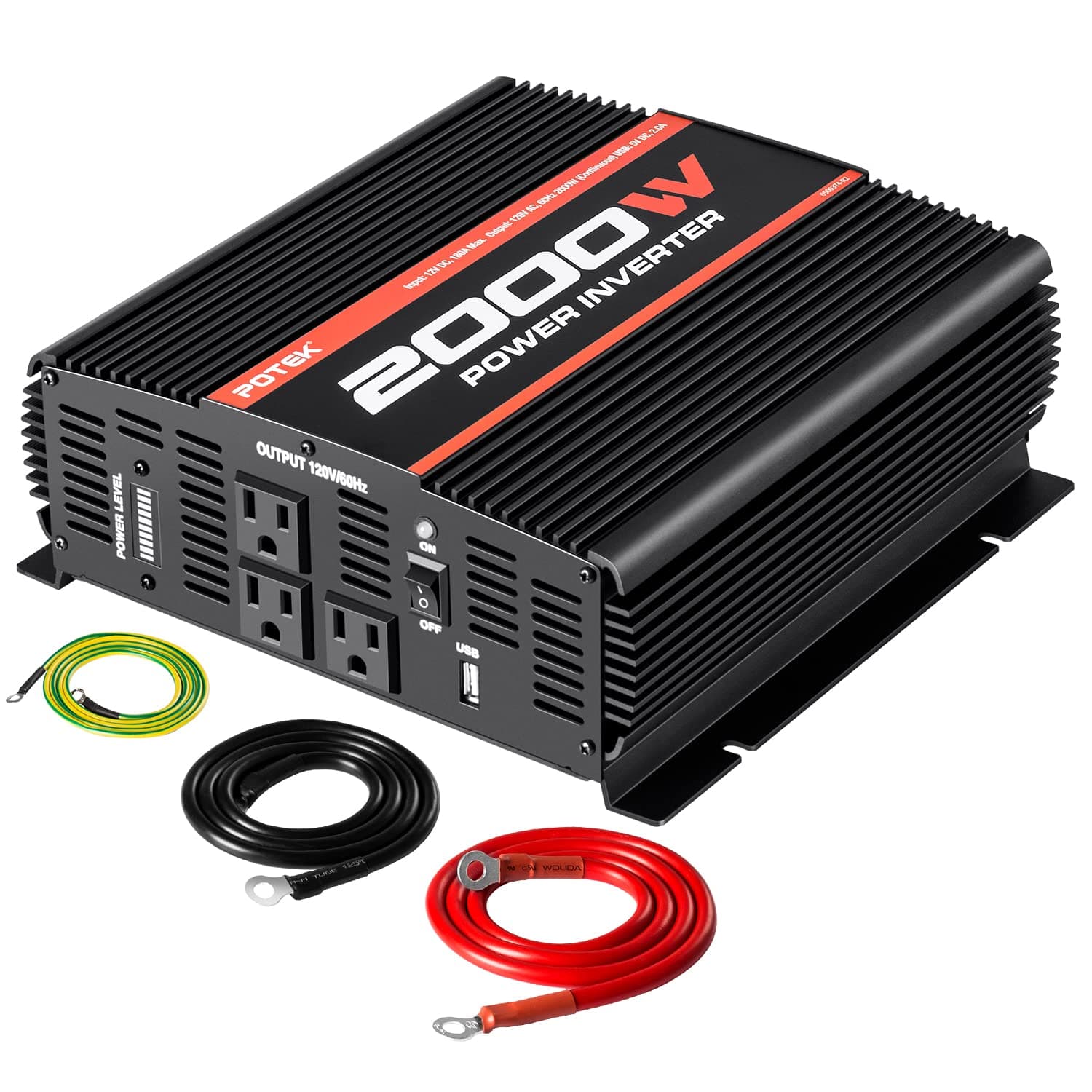 POTEK 2000W PowerInverter