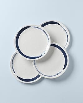 Lenox Blue Bay Melamine Dinner Plates, Set of 4, 2.85 LB, 0