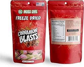 Cinnamon Blast Freeze Dried Candy from TikTok, ASMR Crunchy Candy, Spicy Sweet and Sour Kids Snacks, Unique Novelty Snack for Kids 1.5oz