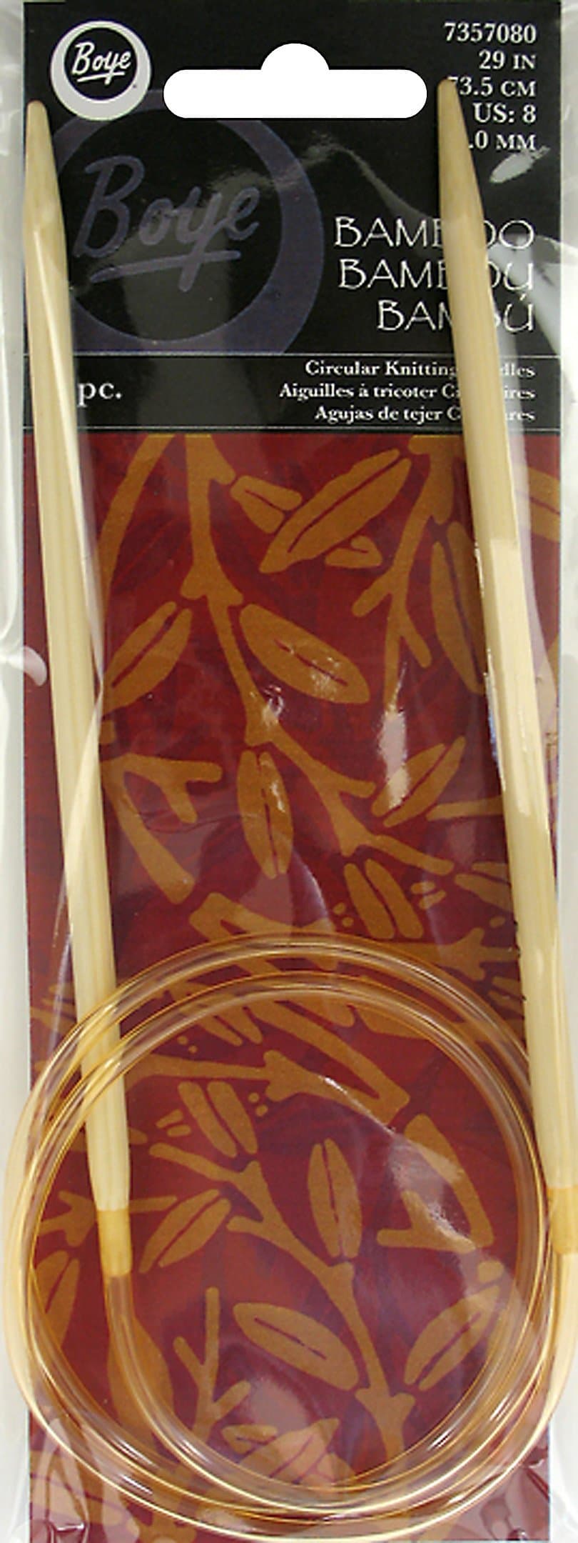 Simplicity Creative Group, Inc Boye 29-Inch Bamboo Circular Knitting Needle