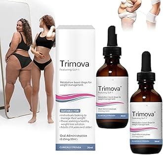 GLP-1 Metabolic Boost Drops, Trimova Metabolism Vitamin Drops, Your Trusted Trimova Weight Loss Drops, Glp-1 Drops Weight Loss for Men & Women Slimming, Enjoy a Healthy Life (2)