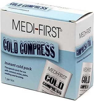 Medique Products 70201 Disposable Instant Cold Pack, 5" x 9, Large , White
