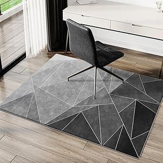 Office Chair Mat for Hardwood & Tile Floor, Anti-slip Gaming Chair Rug Rectangle Floor Protector Computer Desk Rolling Chair Carpet for Home Office Large Under Desk Low-Pile Mat 140x100cm