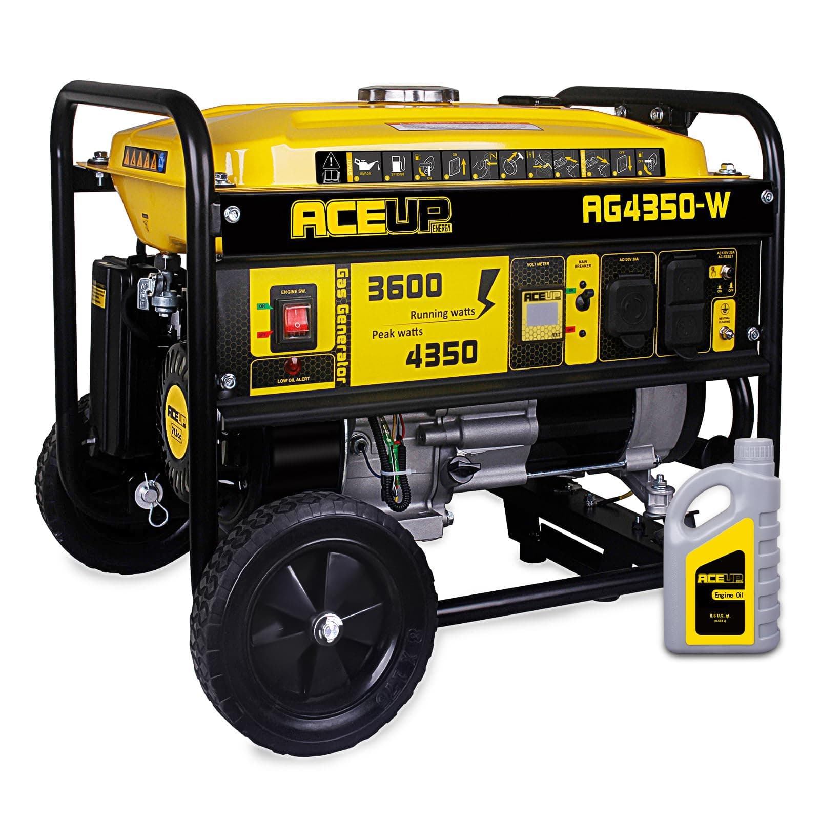 4350W Generator with Whees