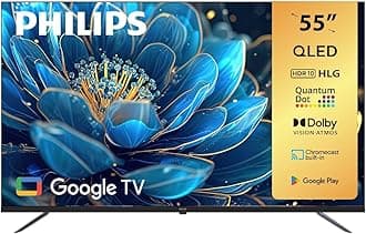 8100 Series 4K UHD QLED Google Television 55inch (2024 Model) 55PQT8169
