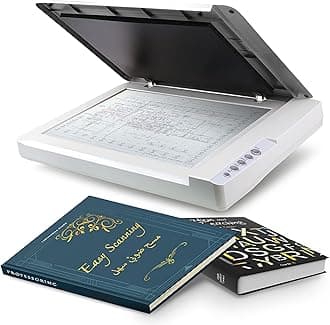 Plustek OS1180 - Flat Scanner for Graphics and Documents in A3 Format, Design Suitable for Libraries, Schools or Small Offices - Scanning A3 Documents in Approximately 9 Seconds