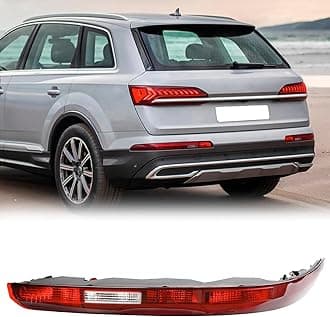 Rear Bumper Reflector Tail Light Fog Lamp Compatible with Audi Q7 2016 2017 2018 2019 2020 2021 2022 Replace 4M0945095A (Left Driver Side)
