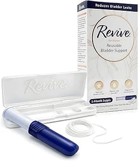 - Revive Bladder Support Pessary for Women | Reusable Vaginal Device for Stress Incontinence & Leak Control | Comfortable Alternative to Pads & Liners | Womens Health Support | 1 Pack, One Month Supply