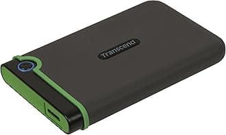 Transcend 2.5-Inch Portable HDD, Shockproof, M3 Series