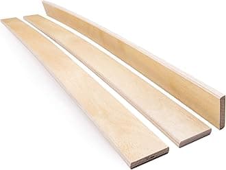 Pack of 10 Slats Birch Wood Sprung Bed Base Replacement Single Double 5 cm wide 840 mm Long