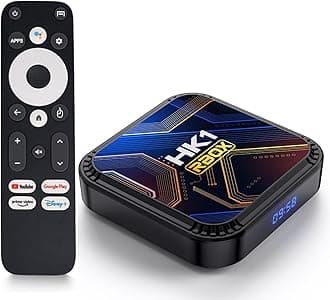 CHROX Android 13.0 TV Box,Smart TV Box RK3258 Quad-Core 64-Bit ARM Cortex-A53 Support 8K/4K 2.4/5.0Ghz WIFI BT4.0 100/1000M Ethernet HDMI 2.0 H.265 Set Top Box,4GB+64GB