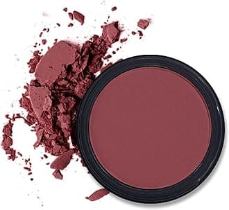Erinde Single Dark Purple Red Matte Eyeshadow Palette, High Pigment, Long Lasting, Intense Color, Neutral Nudes Naked Matte Pressed Powder Eye Shadow Palette