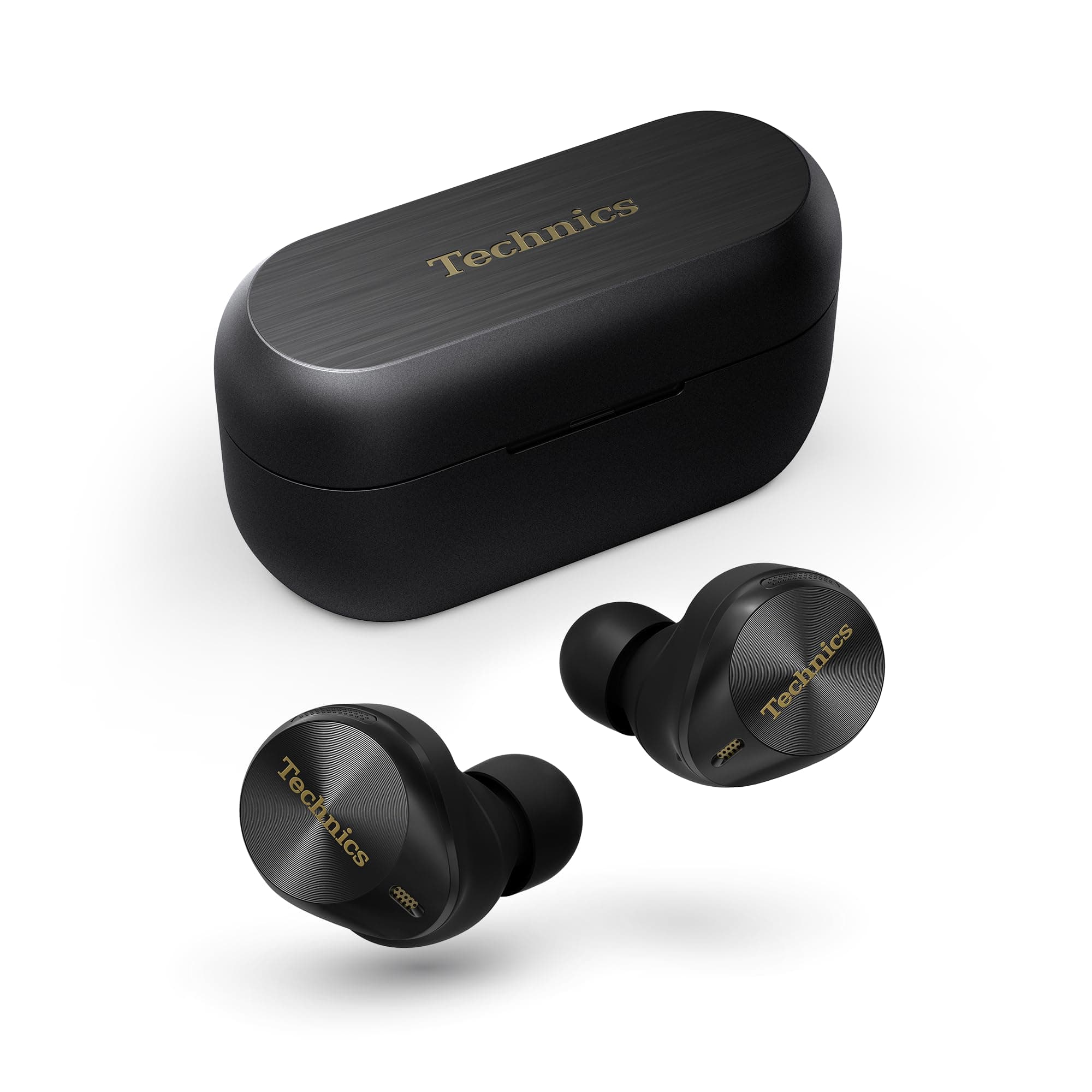 EAH-AZ80E-K Wireless Earbuds with Noise Cancelling, 3 Device Multipoint Bluetooth, Comfortable In-Ear headset, Wireless Charging, Black