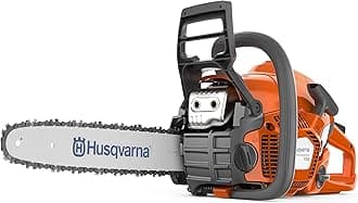 130 Gas Powered Chainsaw, 38-cc 2-HP, 2-Cycle X-Torq Engine, 16 Inch Chainsaw with Automatic Oiler, For Wood Cutting and Tree Pruning