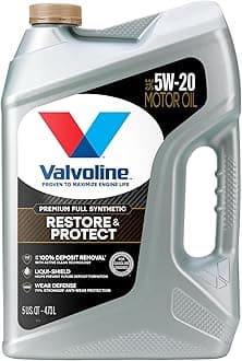 Valvoline Restore & Protect Full Synthetic 5W-20 Motor Oil 5 QT