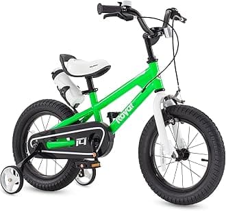 RoyalBaby Boys Girls Kids Bike BMX Freestyle 2 Hand Brakes Bicycles with Training Wheels Child Bicycle