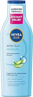 NIVEA SUN After Sun Moisturising Soothing Lotion (200ml), Cooling NIVEA After Sun, Naturally Soothing Lotion with 24 Hour Effectiveness, Aftersun Aloe Vera