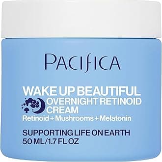 Pacifica Beauty | Wake Up Beautiful Overnight Retinoid Cream | 100% Vegan and Cruelty Free