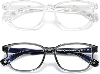 AHXLL Kids Boys Girls Blue Light Cut Eyeglasses 2 Pack Eye Fatigue UV Protection Computer Game TV Cell Phone Glasses for 3-9 Years Old