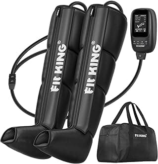 Recovery System Compression Boots Leg Massagers for Pain and Circulation Professional Air Compression Device for Massage Therapy Enhance Sports Performance (Small)