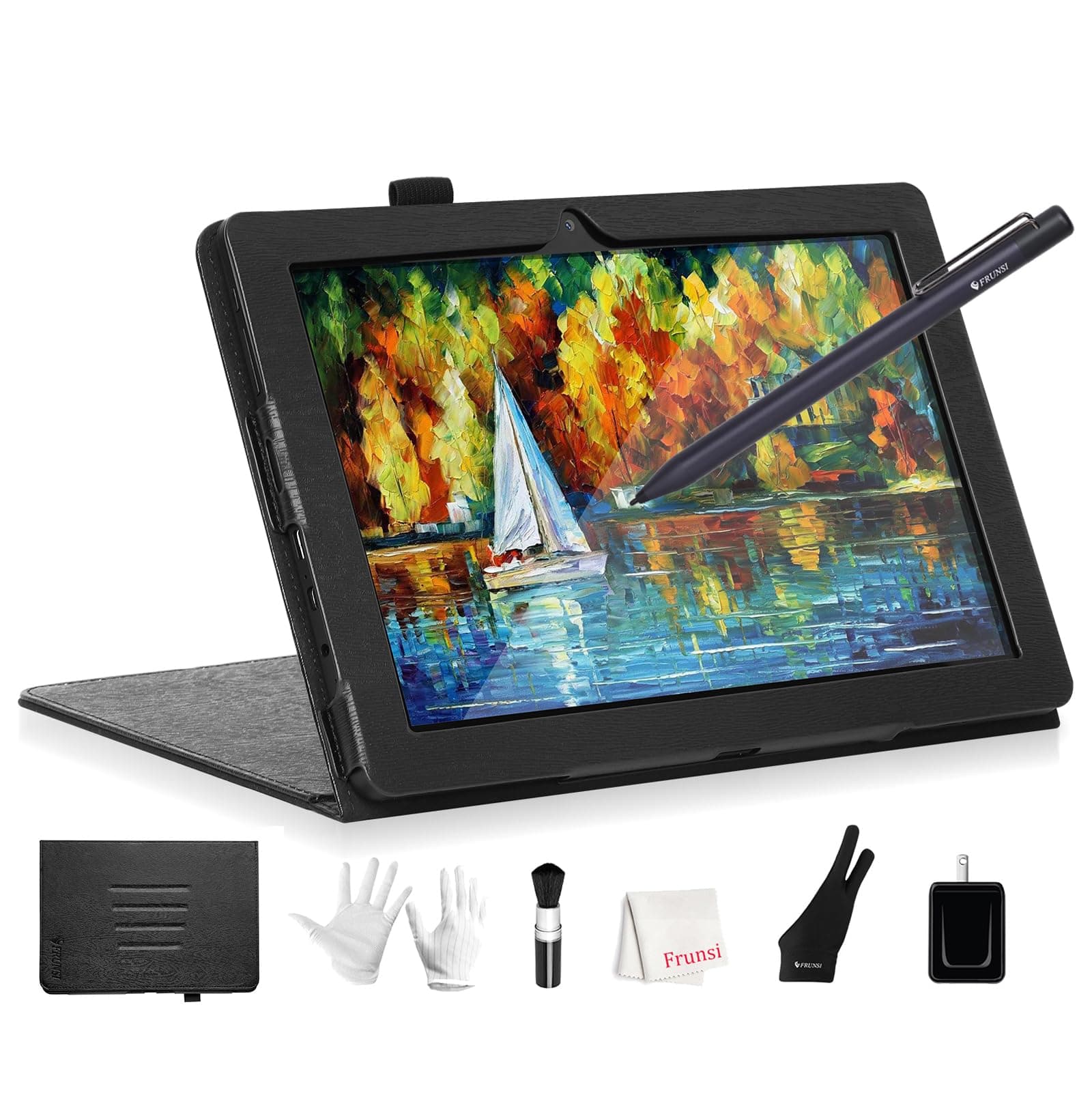 Standalone Drawing Tablet with No Computer Needed, 8 inch Drawing Tablet with Screen, Sensitive Pen, FHD Display, Android 13 for Digital Drawing, Note Taking for Digital Art