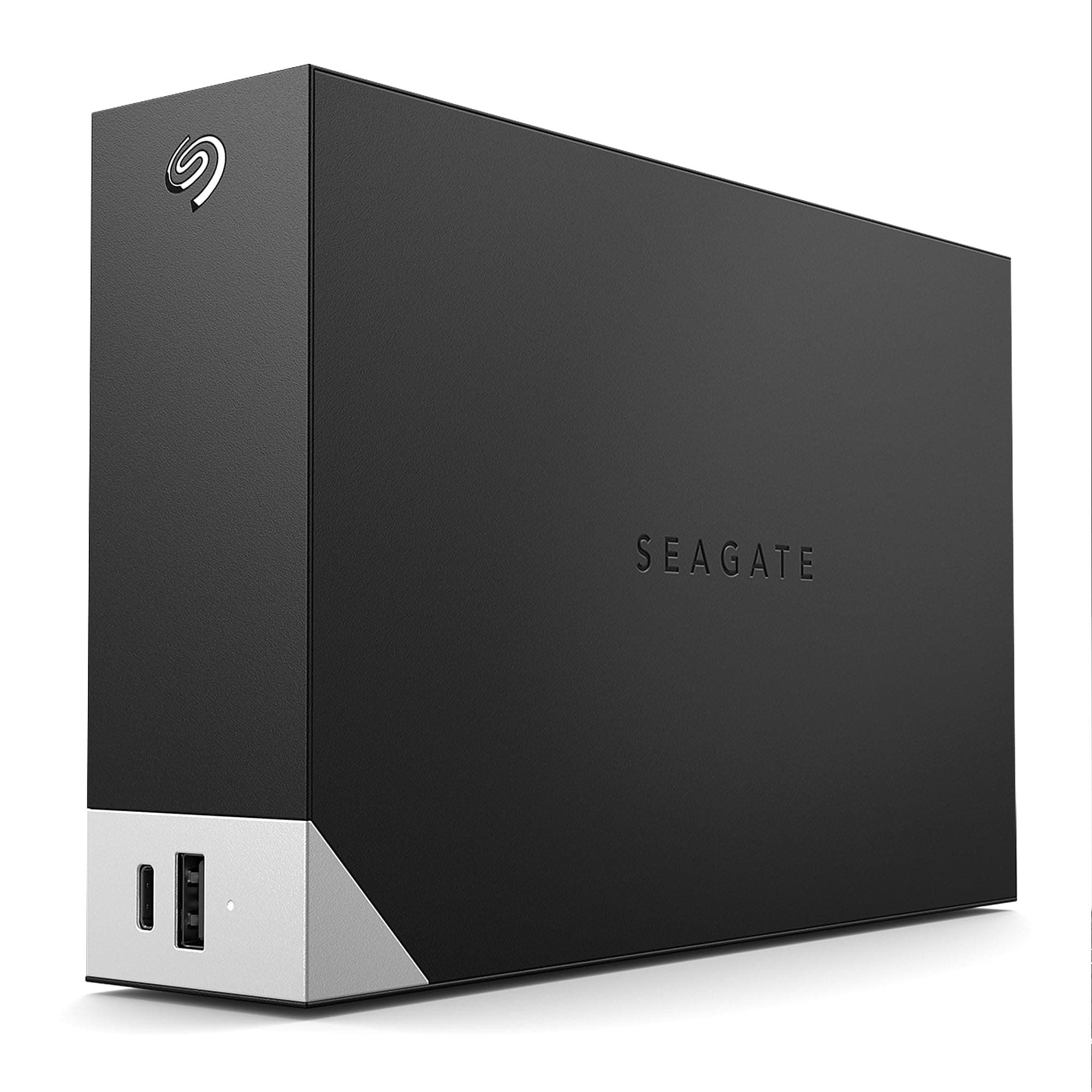Seagate One Touch Hub 18TB Desktop External HDD USB-C & USB 3.0 Port, with 3 yr Data Recovery Services, for Computer PC Laptop Mac, 6 Month Mylio Create and Dropbox Plan (STLC18000402), Black