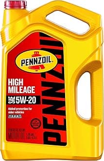 Pennzoil550045203-3PK 5 quart 5W-20 High Mileage Motor Oil (SN Jug 3pk.)