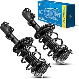 PHILTOP Struts Shock Absorber Fit For RAV4 2006-2012, Complete Struts with Coil Spring Assembly, Quick Suspension Loaded Struts 172275 172276 Full Set of 2 SAA367
