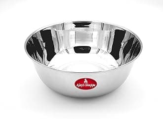 500ML Stainless Steel Bowl | Multi-Purpose Kitchen & Serving Bowl with Elegant Mirror Finish.