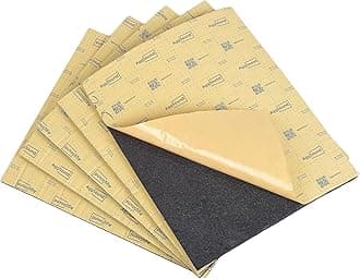 Pack of 13 Cut Insulation Boards, 10 mm 40 x 33 cm Car Insulation Mat, Self-Adhesive, Sound Insulation Mat, Insulation Mat (1.67 m², 18 sqft)