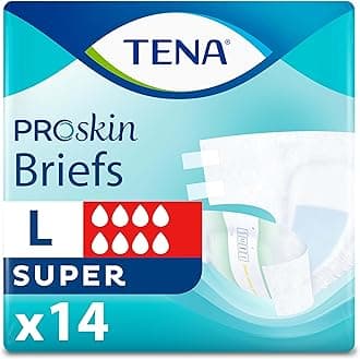 ProSkin Unisex Adult Diapers with Tabs, Maximum Absorbency, Large, 14 ct