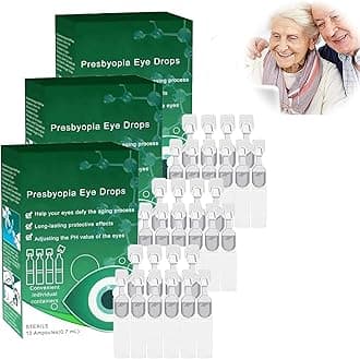 Optivipro Presbyopia Eye Drops, Presbyopia VisionRestore Eye Drops, VisionRestore Eye Drops, Lubricant Eye Drops, Effective Solution for Cataracts & Dry Eyes (3box)