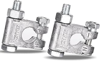 Battery Terminals,Anti-Corrosion Battery Terminal Connectors,Quick Release Military Battery Terminal,Heavy Duty Battery Terminal Set for Marine Car Boat RV and Vehicles (1 Pair)