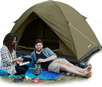 JAICOM Tent, 2-4 Man Tents for Camping, 4 Seasons Waterproof & Windproof Dome Tent, Ultralight, Easy Setup for Outdoor, Backpacking, Hiking, Camping, Garden