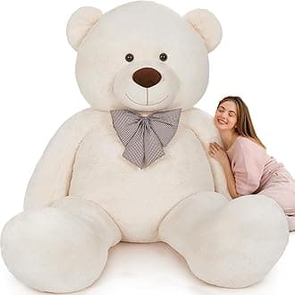 MaoGoLan Giant Teddy Bear 10ft Stuffed Animal, Huge Jumbo Size 10 Feet Teddy Bear Plush, Charming and Fluffy Bear for Decorations, Celebrations,Valentines Day,Baby Shower,White