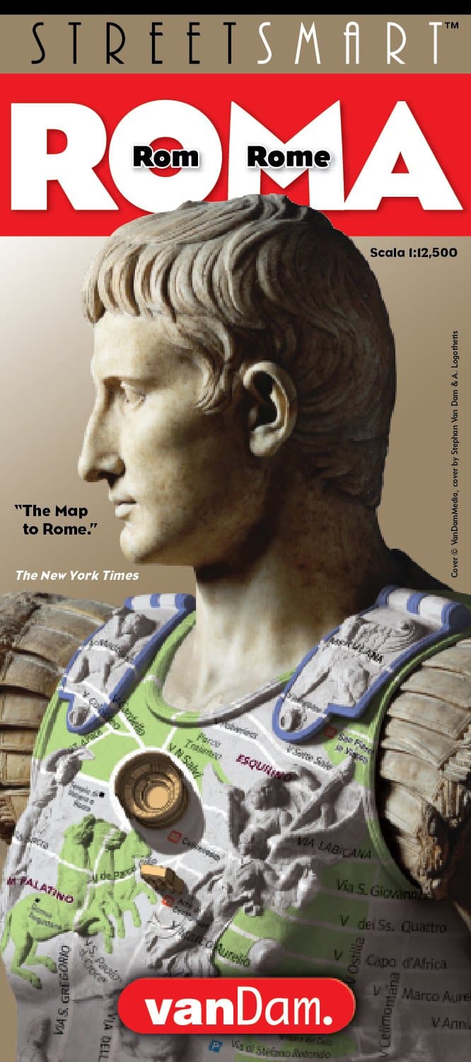 Streetsmart Rome Map by Vandam