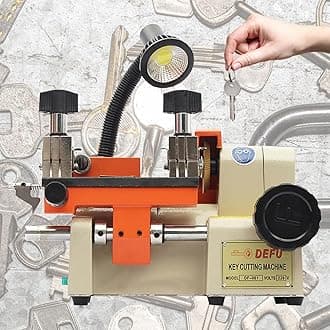 Key Copy Machine,Automatic Key Cutter,Keys Making Machine with LED Display,Duplicate Cutting Tool for Motorcycle, Electric Car & Door Lock-Keys