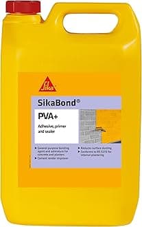 SIKASikaBond PVA+ – General Purpose Adhesive, Primer And Sealer – Easy To Use – British Standards Approved – 2.5 Litre