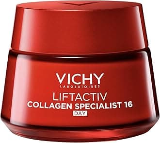 Liftactiv Collagen Specialist 16 Day Cream For Fine Lines & Wrinkles With Co-Bonding Technology Rhamnose, Peptides & Maitake, For All Skin Types, 50ml