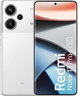 Redmi Note 13 Pro+ (Fusion White, 12GB RAM, 256GB Storage) | World's First Mediatek 7200 Ultra 5G | 200MP Hi-Res Camera | 1.5K Curved AMOLED | 120W HyperCharge
