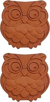 Fox Run Owl Sugar Keeper, 2.5" H x 2" W x 0.4" D, Brown