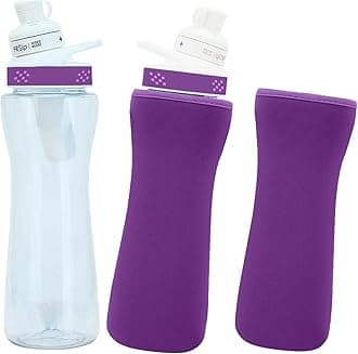 2pcs Sleeve for 32oz Cirkul Water Bottle, Neoprene Sleeve Compatible with Plastic & Stainless Steel Bottles, Protective Cover to Keep Water Cold & Protect Bottle