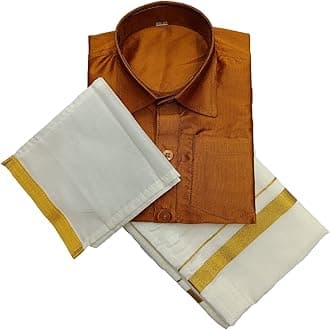 Bhandari Fashion Boys Traditional Dhoti & Shirts Set