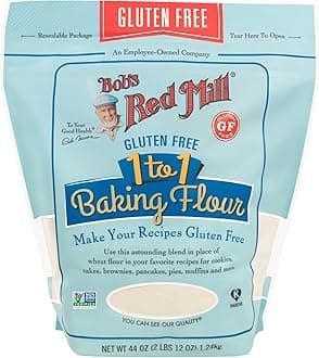 Gluten Free 1 to 1 Baking Flour, 44oz (Pack of 1) - Non GMO, Vegan, Kosher