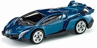 1485, Lamborghini Veneno, Metal/Plastic, Toy car for Children, Dark Blue, Rubber Tyres