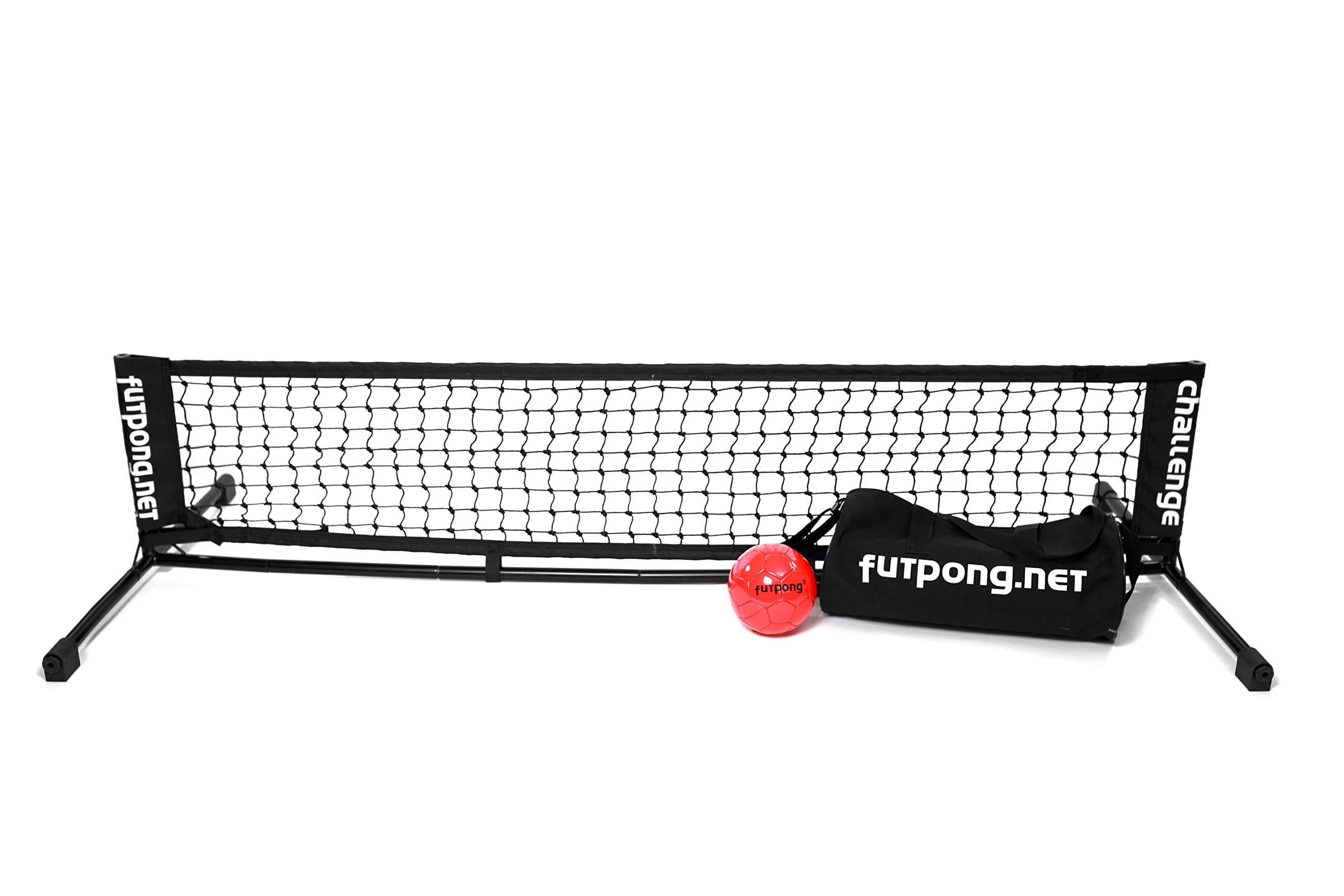 Futpong Pro Set - Portable Skill Development Game, Includes 6' Wide net, Official Ball, Carrying Bag & Rules