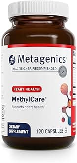 MethylCare - Folate L-5-MTHF, Methyl B12, B6, NAC & Betaine HCl - Supports Homocysteine Metabolism, Methylation & Heart Health - Non-GMO & Gluten-Free - 120 Capsules