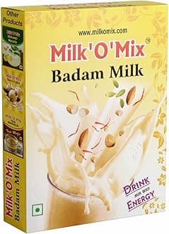 Milkomix Badam Flavored Milk Powder, 150 Gm - Pack Of 1