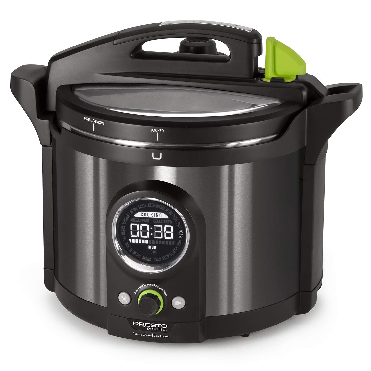 Presto Precise® 10-Quart Multi-use Programmable Pressure Cooker Plus
