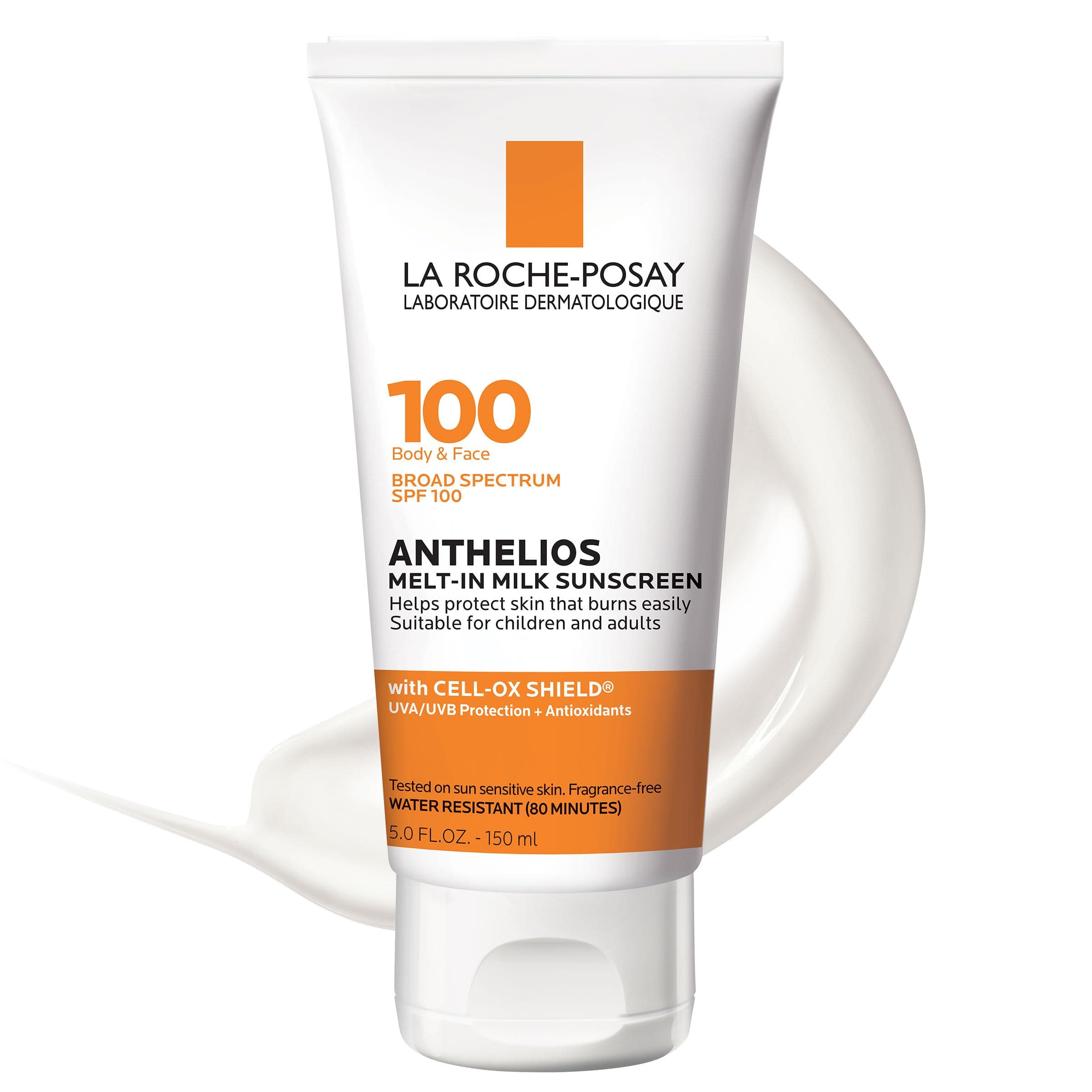 La Roche-Posay Anthelios Melt-In Milk Sunscreen SPF 100, Sunscreen For Body & Face
